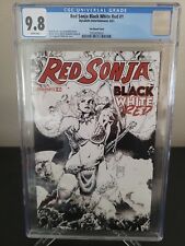 RED SONJA BLACK WHITE RED #1 CGC 9.8 GRADED 2021 PHILIP TAN VARIANT COVER picture