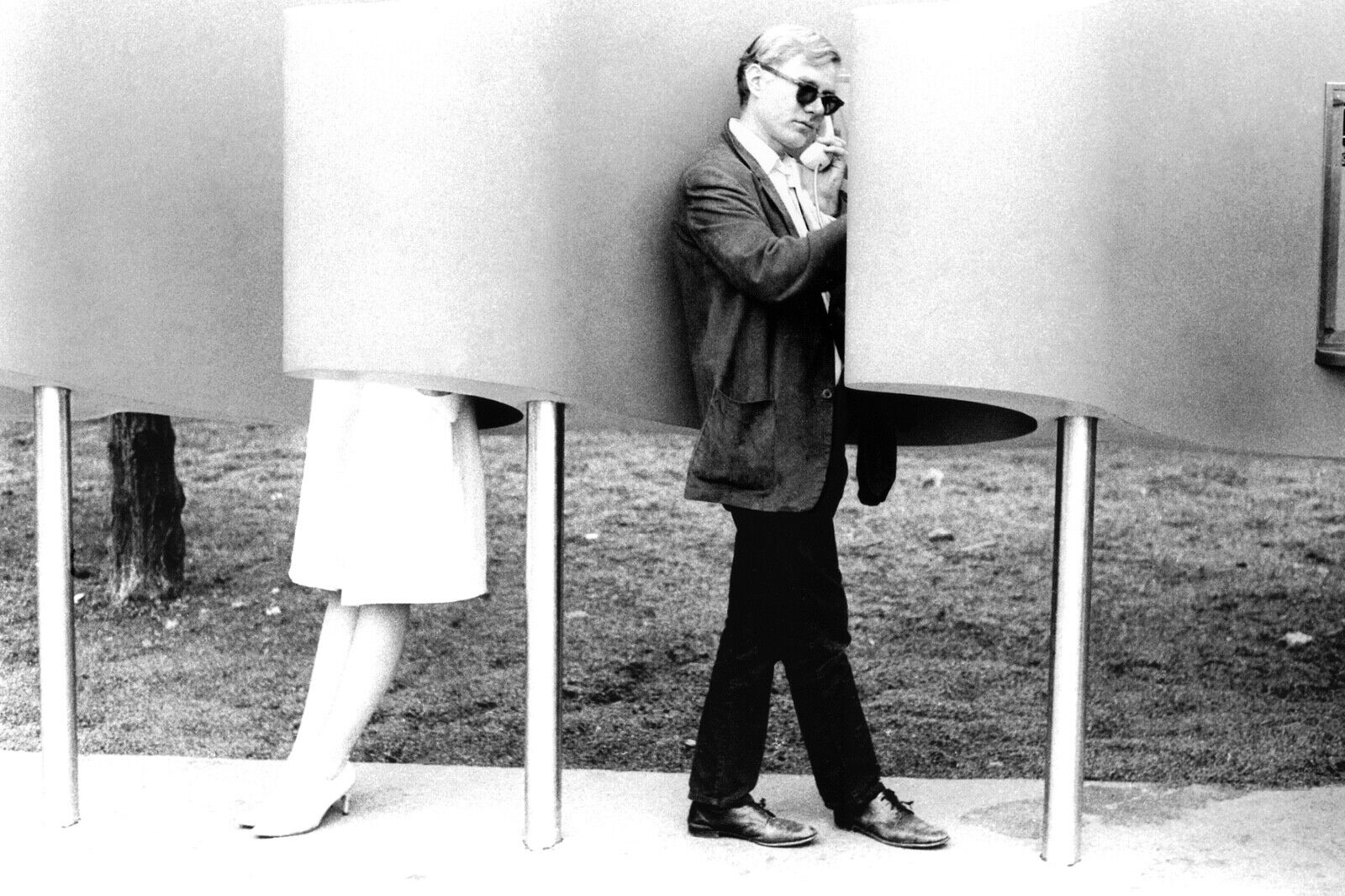 Billy Name Photo Andy Warhol Postcard 1964 World\'s Fair pay phone