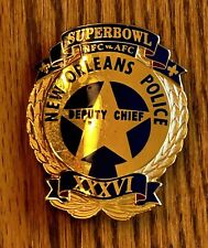 4 Different New Orleans Super Bowl Police & Security Badges picture