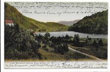 Lake Mansfield Stowe Vermont VT 1908 Postcard to Sweden Ferrisburgh postmark picture