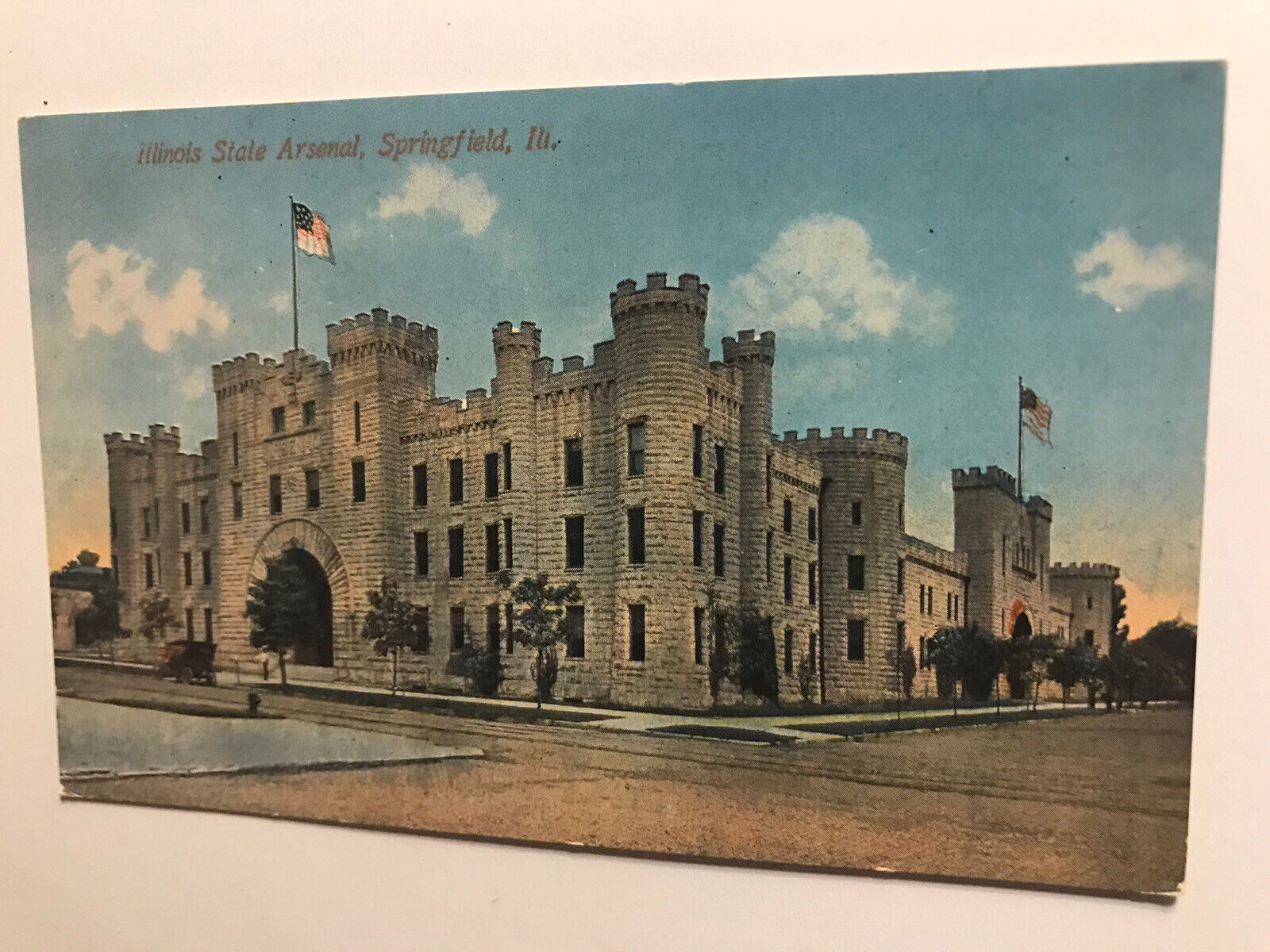 Illinois State Arsenal Springfield Illinois IL Postcard