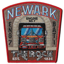 Newark Engine 7 Battalion 1 The Rock Est. 1836 NEW Fire Patch picture