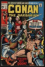 Conan The Barbarian #2 Very Good - Barry Windsor Smith Marvel Comics 1970 SA picture