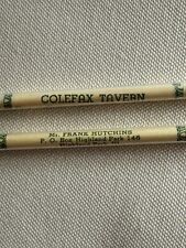 Vintage Stir Sticks Colfax Tavern Colefax, Illinois Frank Hutchins Highland Park picture