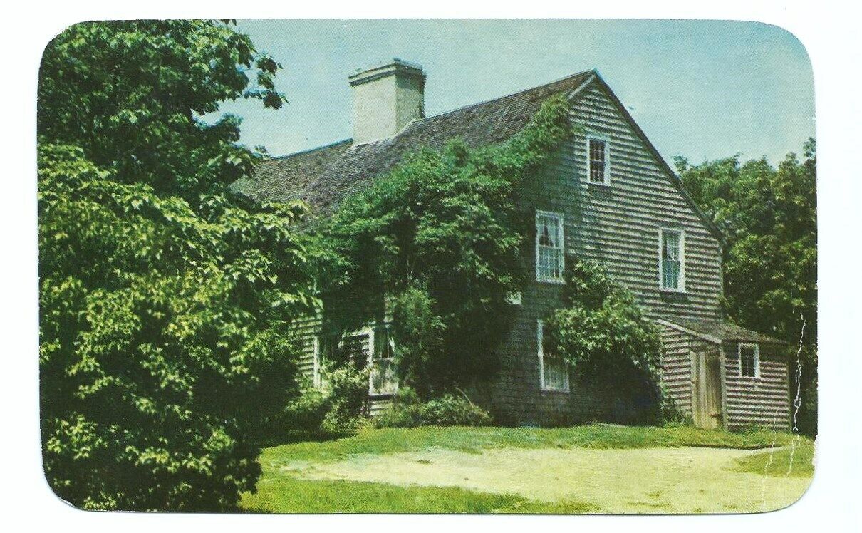 MA Postcard Massachusetts Duxbury John Alden House