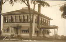 Topsham Maine ME Bowdoin Paper Co. Office c1910 Real Photo Postcard picture