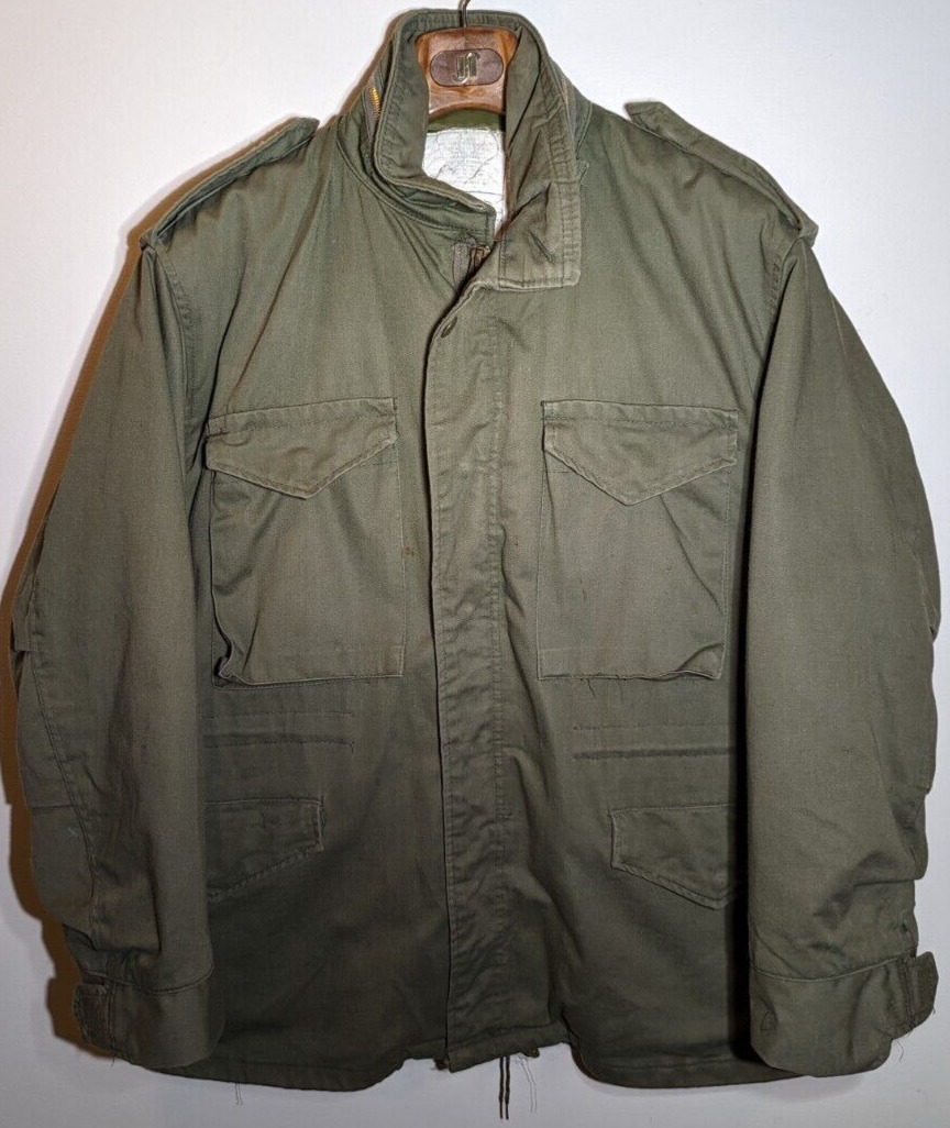 Corinth Manufacturing Co. M-65 OG-107 Field Coat Jacket With Liner Size Large