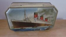 Collectible Bensons Queen Mary Ship Candy Tin England picture