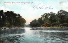 Dover & Foxcroft, Maine, ME, Piscataquis River, 1906 Vintage Postcard e3774 picture