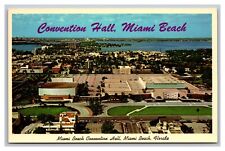 Miami Beach, Florida, Convention Hall Aerial View, Vintage Postcard picture