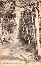 Shelburne Road White Mountain National Forest NH BW Cancel WOB Postcard picture
