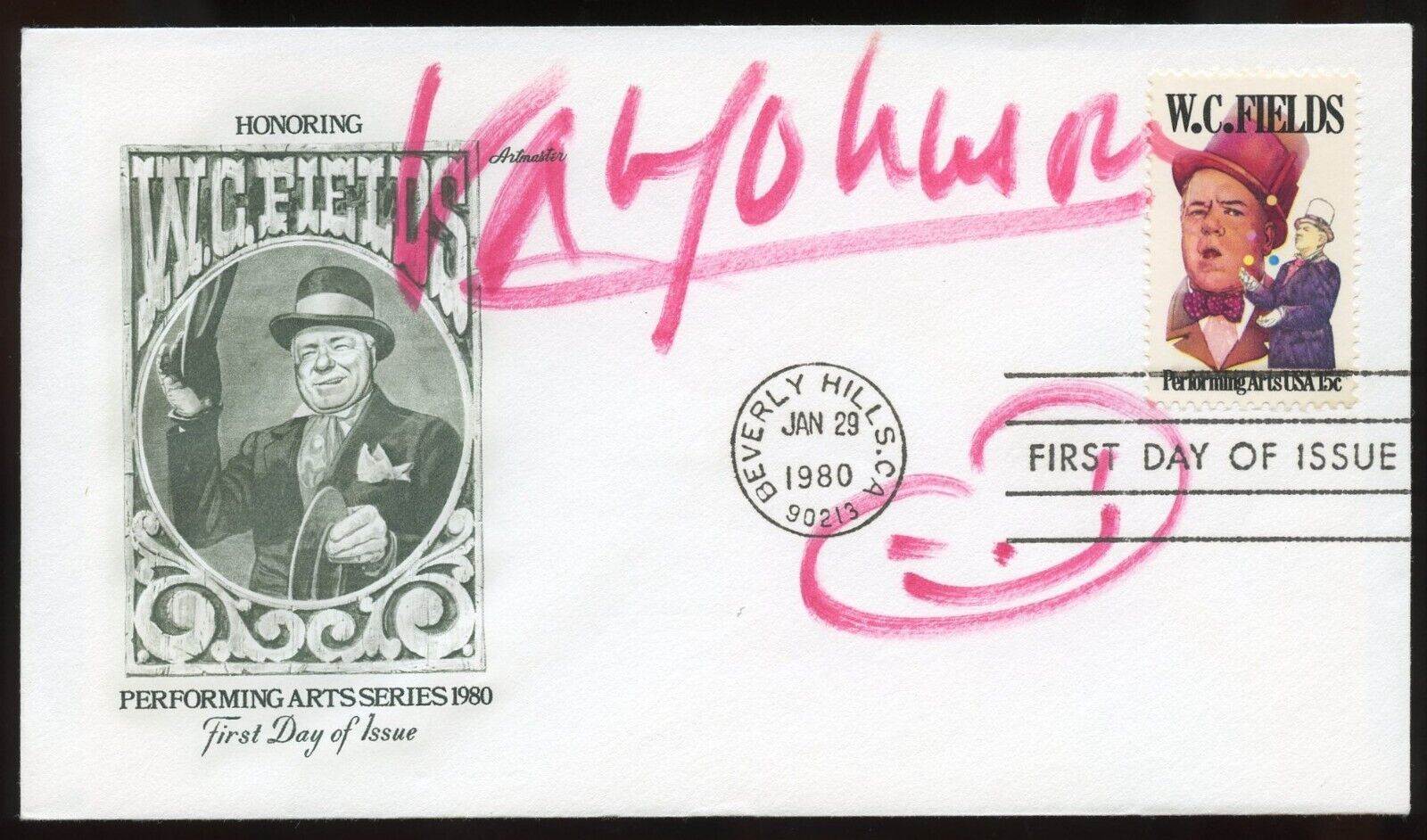 Van Johnson signed autograph FDC Actor Thirty Seconds Over Tokyo BAS Stickered