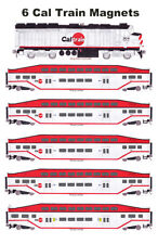 CalTrain Set of 6 magnets Andy Fletcher picture