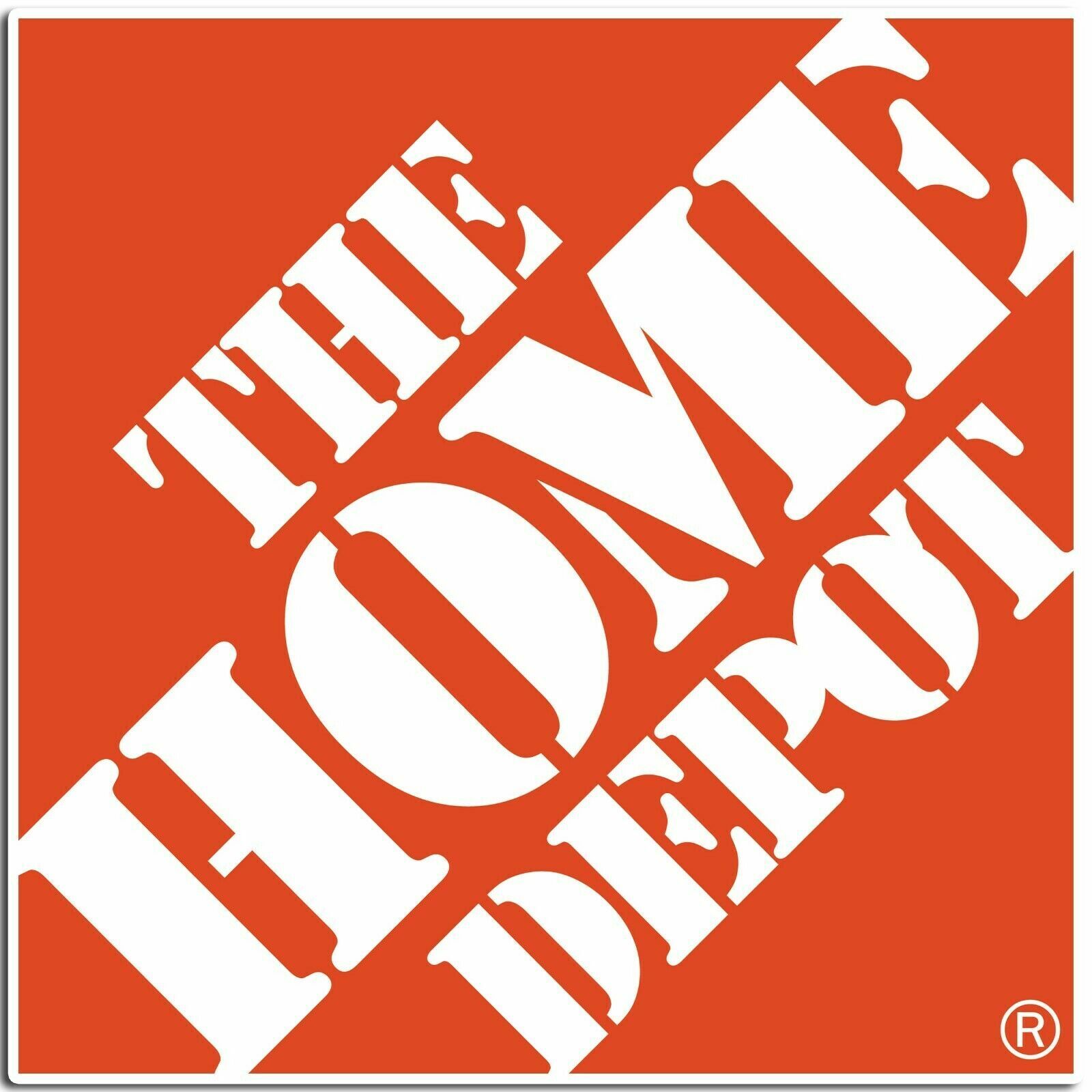 Home Depot Logo Sticker / Vinyl Decal  | 10 Sizes with TRACKING