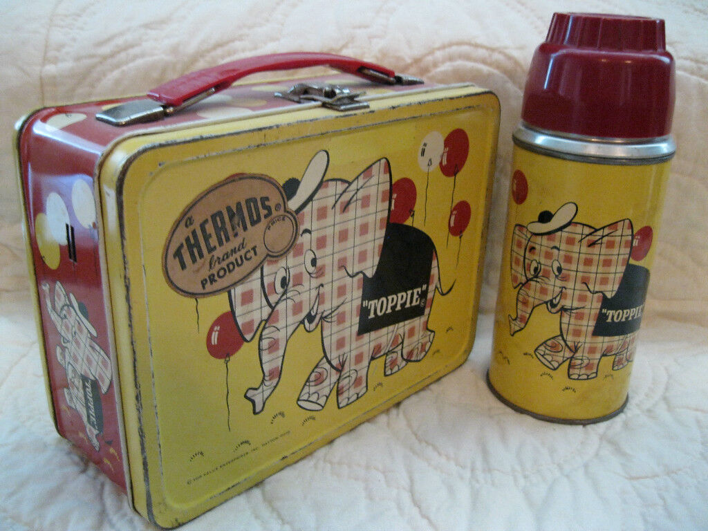 LARGEST, RARE VINTAGE METAL LUNCHBOX COLLECTION  TOPPIE AND ALL THE REST