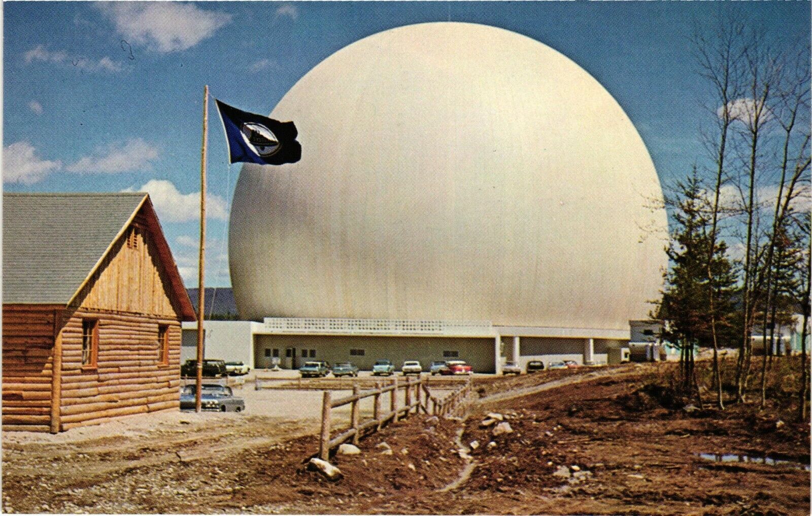 Vintage Postcard - Bell Systems Earth Station at Andover Maine ME #2599