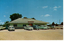 Postcard Roadside Restaurant Holiday House Mt Vernon Iowa Old Cars M1 picture