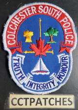 COLCHESTER SOUTH, CANADA POLICE SHOULDER PATCH picture