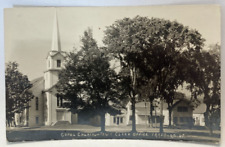 RPPC Congregational Church, Town Clerk Office, Irasburg, VT Vintage Postcard picture