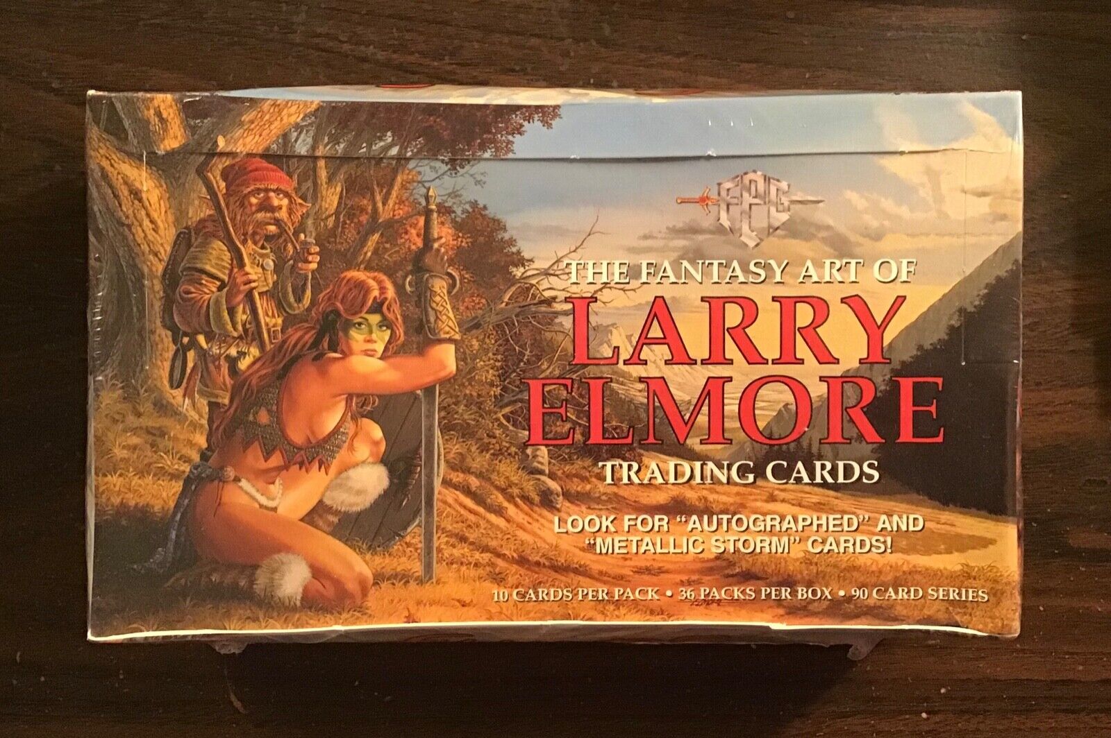 1994 Larry Elmore Fantasy Art trading card factory sealed box Dungeons & Dragons