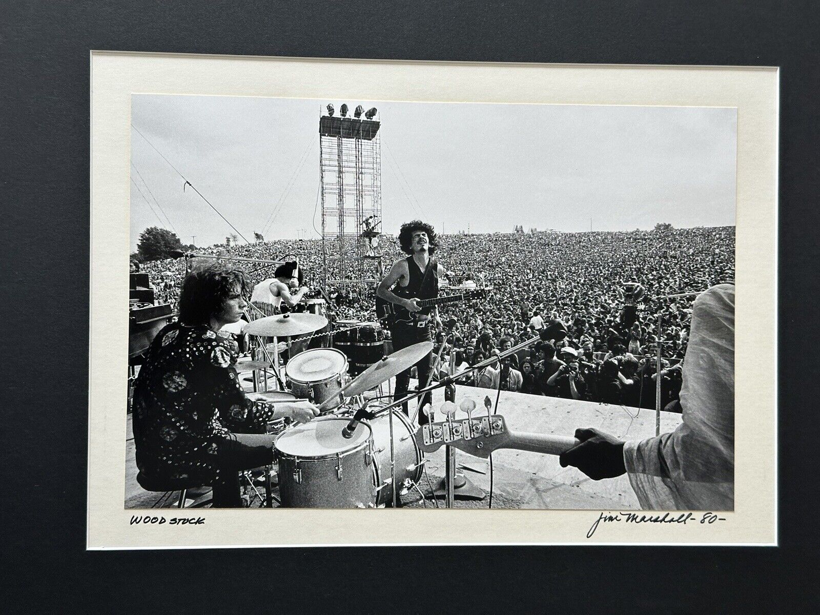 Carlos Santana at Woodstock, 1969 Jim Marshall Photograph