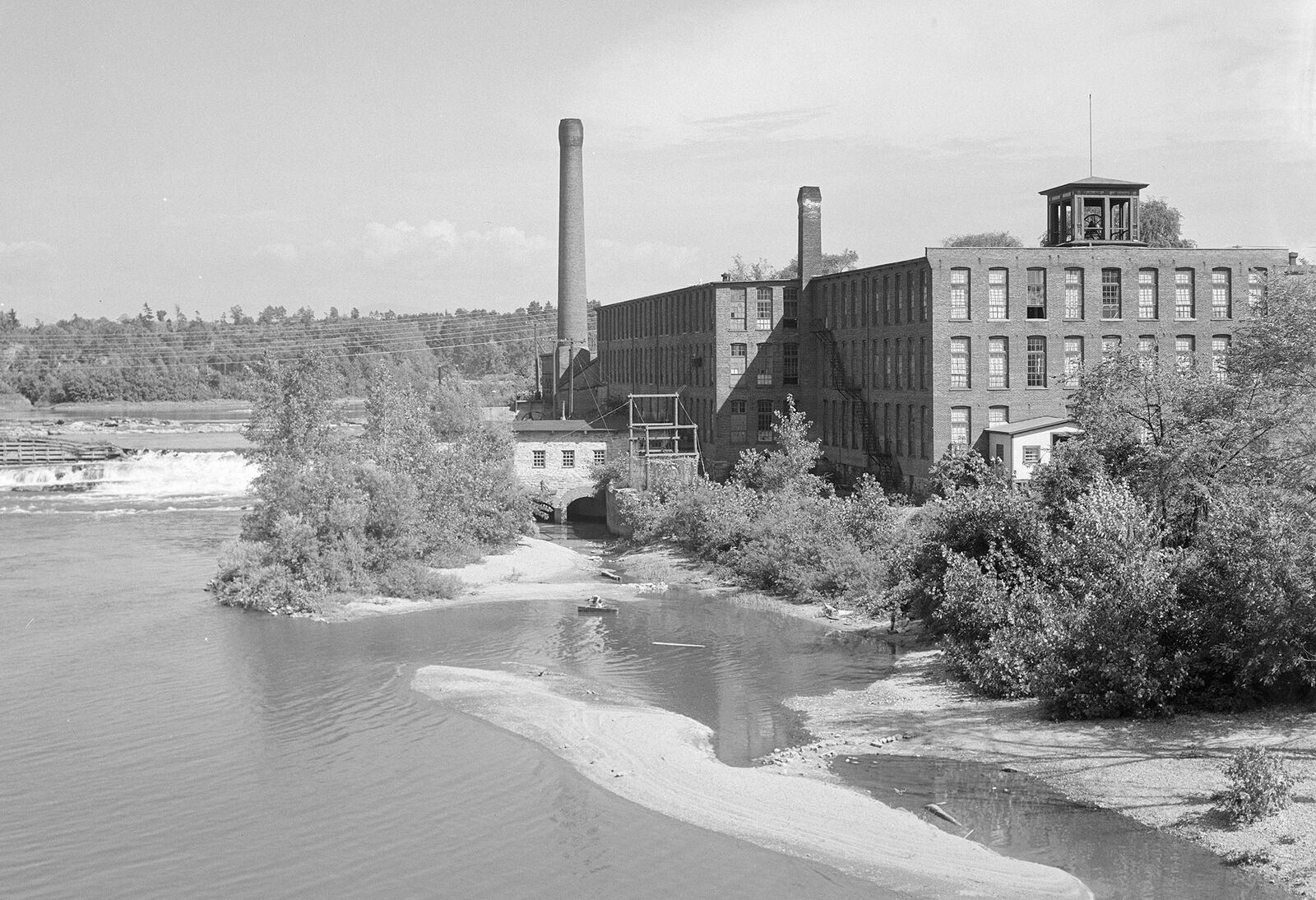 1937 Textile Mill, Winooski, Vermont Vintage Old Photo 13\