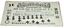 BOSTON & ALBANY NYC NEW YORK CENTRAL & HUDSON RIVER RAILROAD TICKET picture