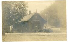 RPPC NY Atlanta Railroad Station Depot Steuben County picture