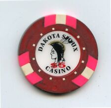 5.00 Chip from the Dakota Sioux Casino Tokio North Dakota picture