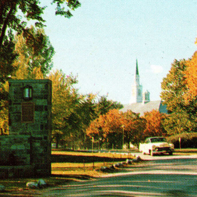 Vintage 1964 The Gateway Middlebury College Postcard Joseph Wilson US Air Force