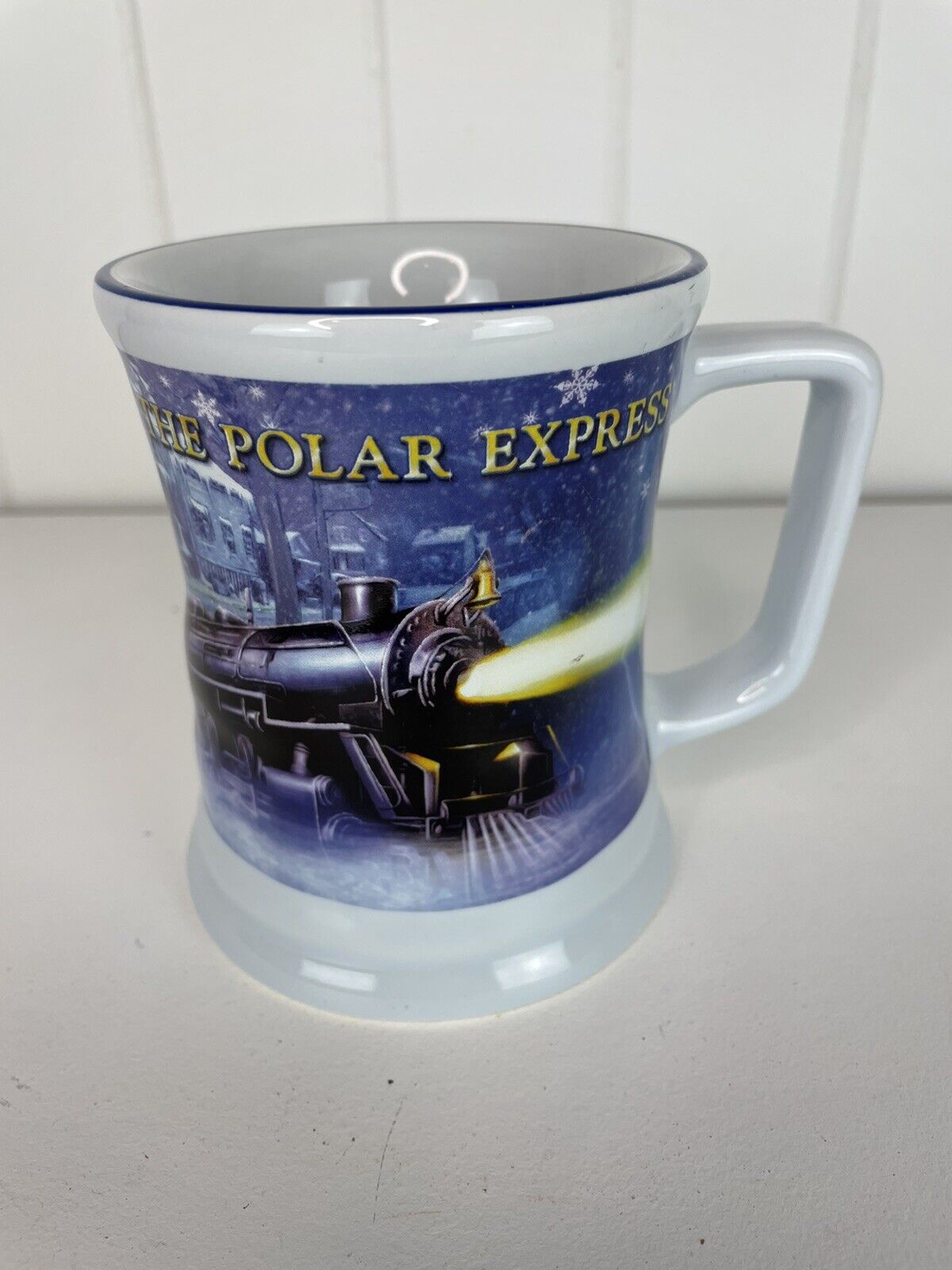 Warner Brothers Official The Polar Express 3D Train Mug Large Hot Chocolate