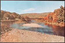 W. DUMMERSTON, VT. C.1965 PC.(A10)~VIEW OF COVERED BRIDGE SPANNING WEST RIVER picture