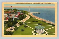Fortress Monroe VA-Virginia Old Point Comfort Chamberlin Hotel Vintage Postcard picture