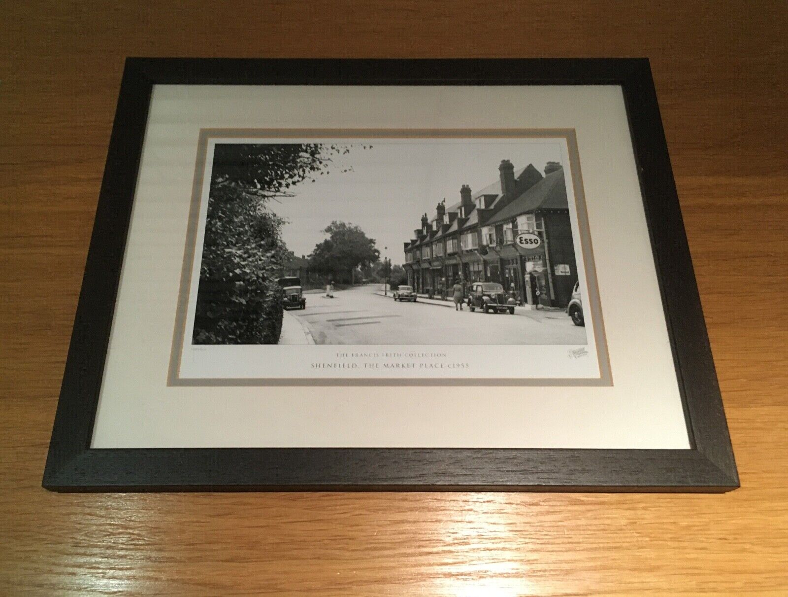 PAIR Framed Historic Prints of Shenfield/ Brentwood (1906/1955) by Frith *VGC*