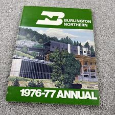 Burlington Northern 1976-1977 Annual Paperback Book picture