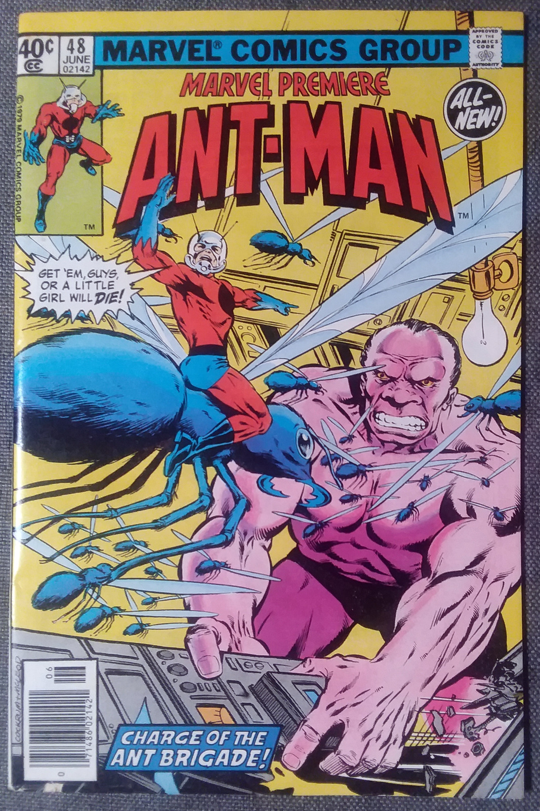 Marvel Premiere #48 (1979, Marvel) VF Scott Lang as Ant-Man