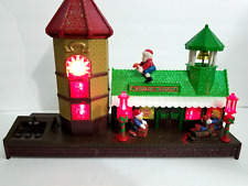 Christmas Tree Train Station Toy State /Video Santa,  Lights & Sounds Works 1993 picture