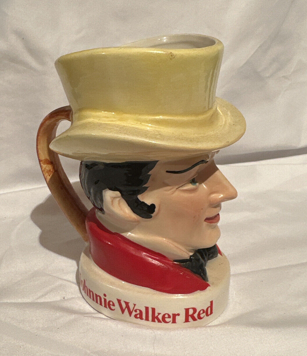 VTG Johnnie Walker Red Advertising Toby Style Mug Jug Somerset Importers NY, NY