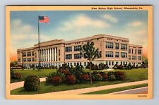 Alexandria LA-Louisiana, New Bolton High School, Antique Vintage Postcard picture