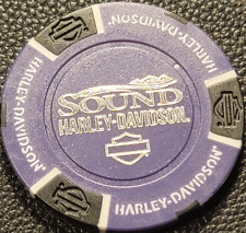 SOUND HD (Purple/Black) WASHINGTON ~ Harley Davidson Poker Chip picture