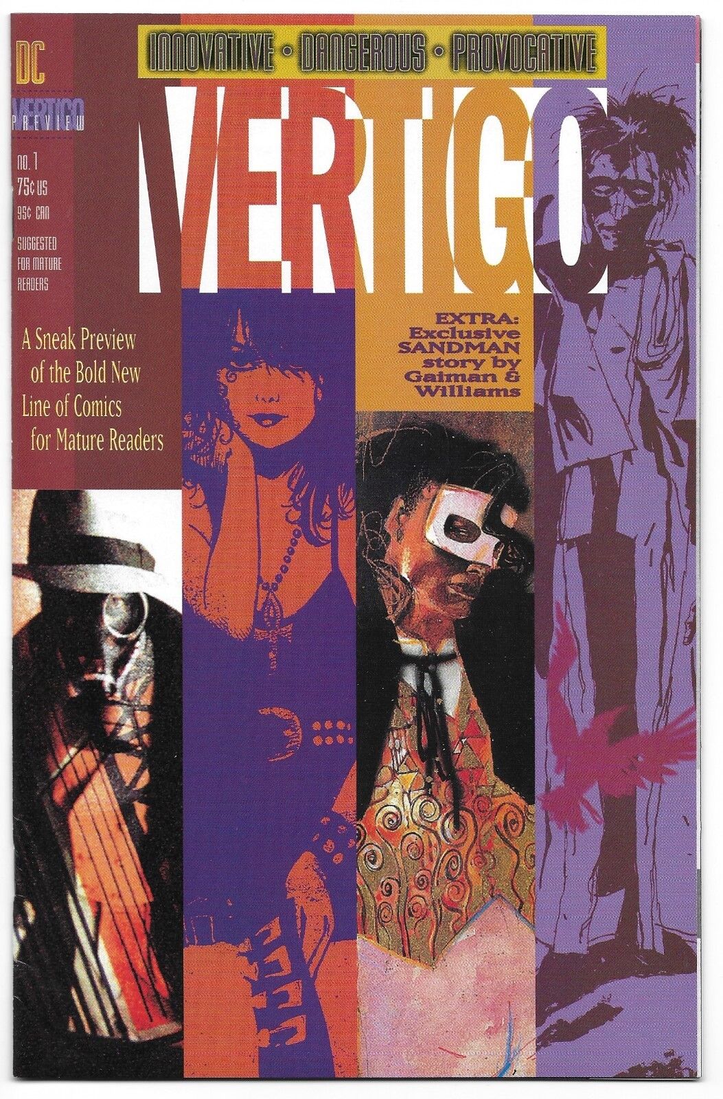 1992 DC Vertigo Preview Comic #1 from DC Vertigo Comics