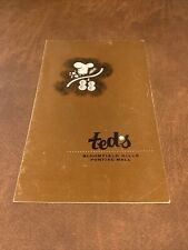 Vintage Rare - Ted’s Bloomfield Hills Michigan Restaurant Menu  picture