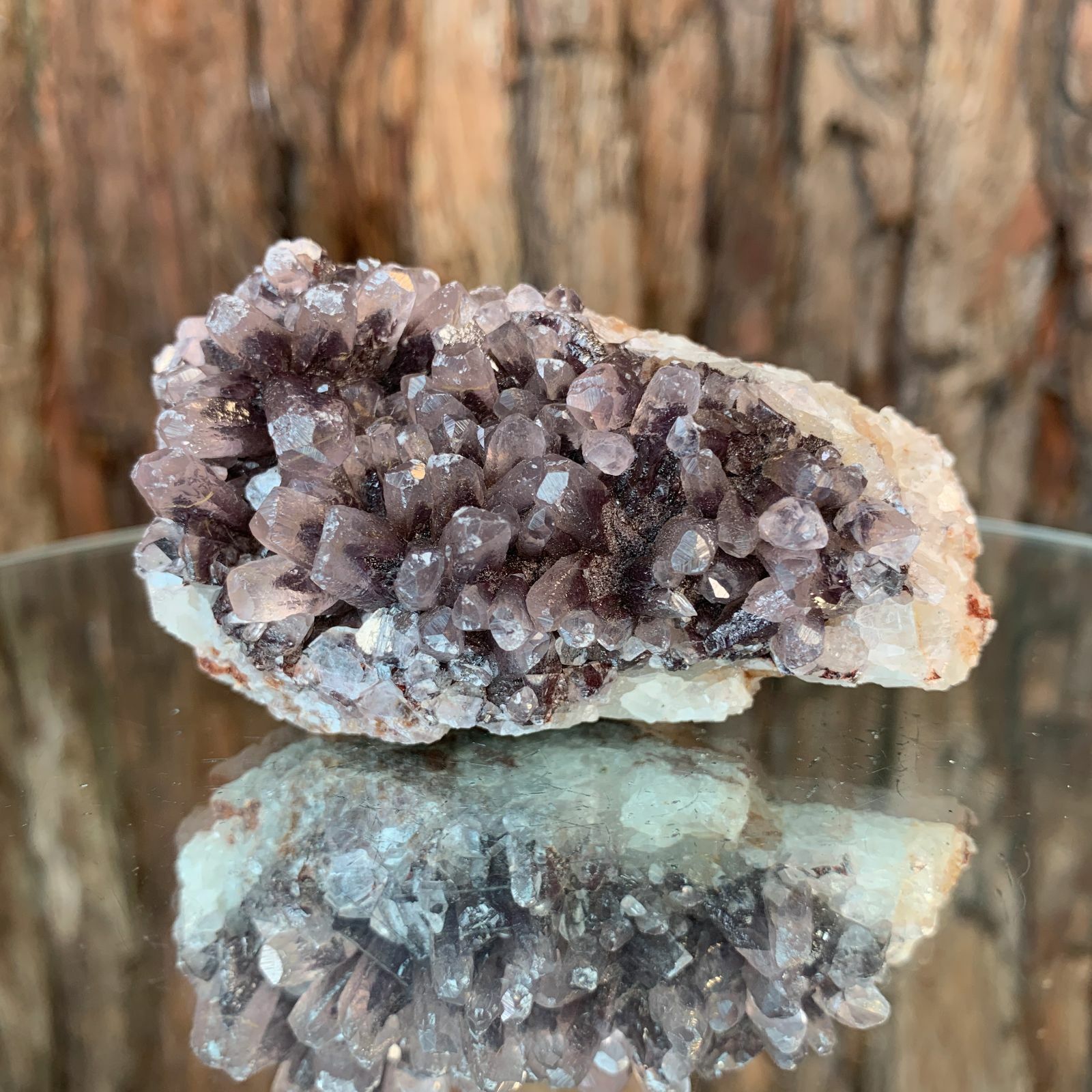 7.5cm 112g Purple Cobalto Calcite Crystal Mineral Rock from Morocco