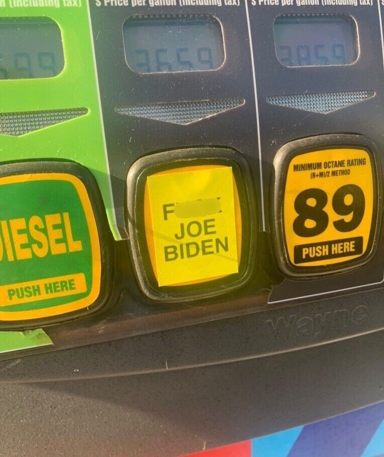FJB Joe Biden Gas Pump Button Stickers (50pcs) LGB Lets Go Brandon