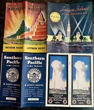 1939 WORLD'S FAIR SAN FRANCISCO CA Golden Gate Expo Brochure + 2 Railway Routes picture