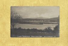 VT Whitingham 1908-24 RPPC real photo postcard LAKE SADAWGA GREETING FROM  picture