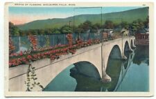 Shelburne Falls MA Bridge Of Flowers Postcard Massachusetts picture