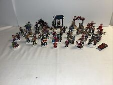 Huge Lot Of Cobblestone Corners Windham Heights Christmas Figures picture