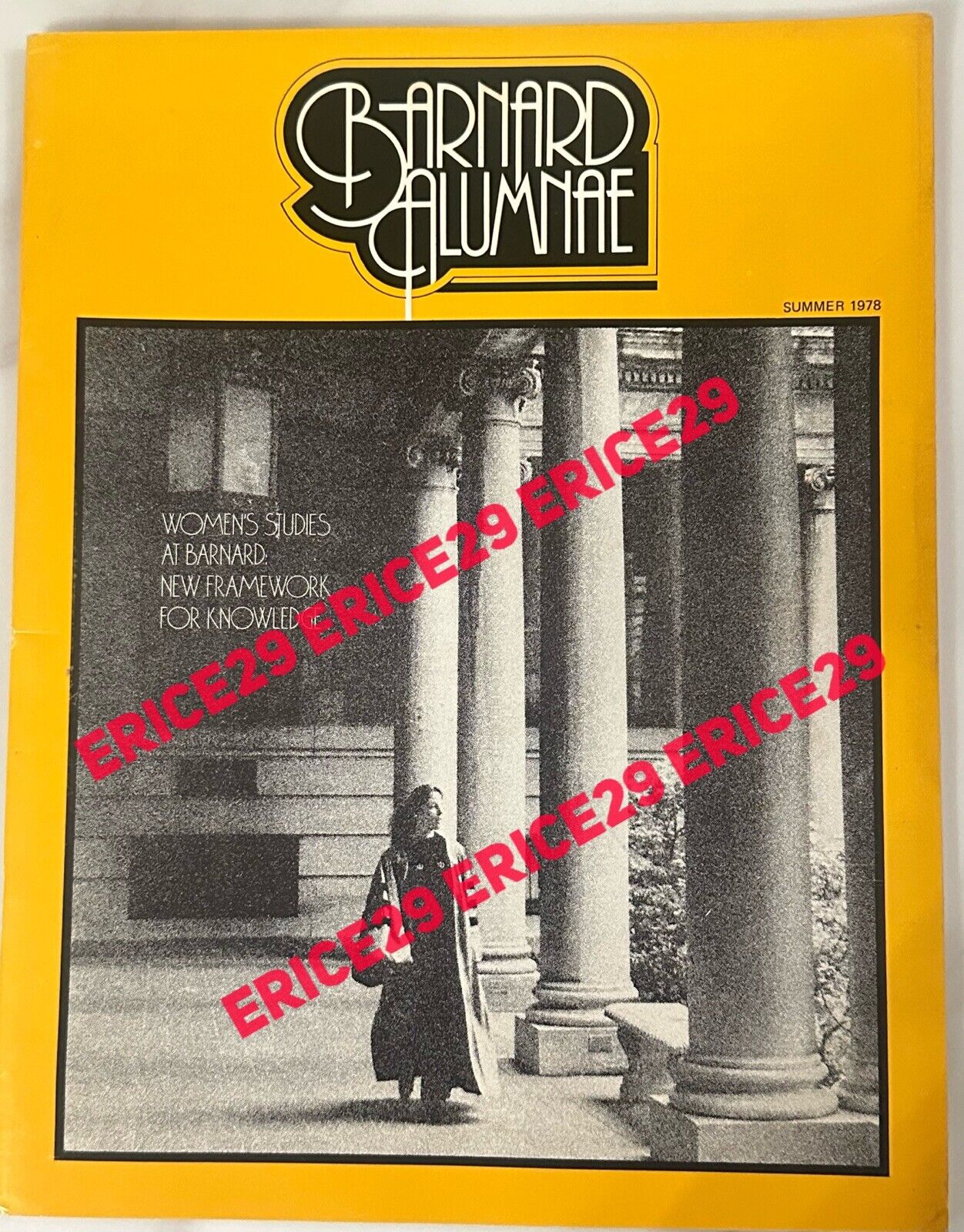 Barnard College of Columbia University NYC Alumnae Magazine Summer 1978 40 Pgs