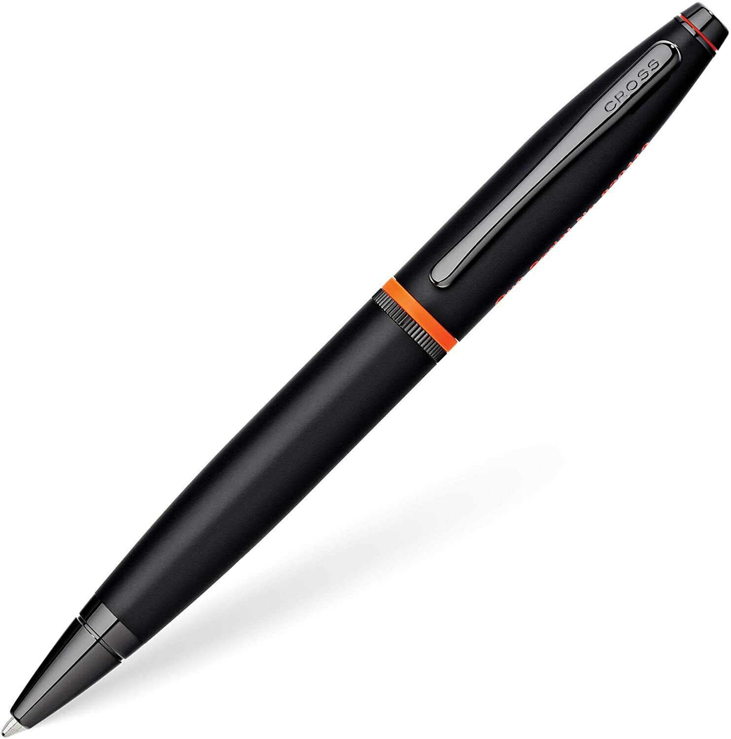 Cross Calais Liberty United Matte Black Lacquer Ballpoint Pen with Glossy Black 